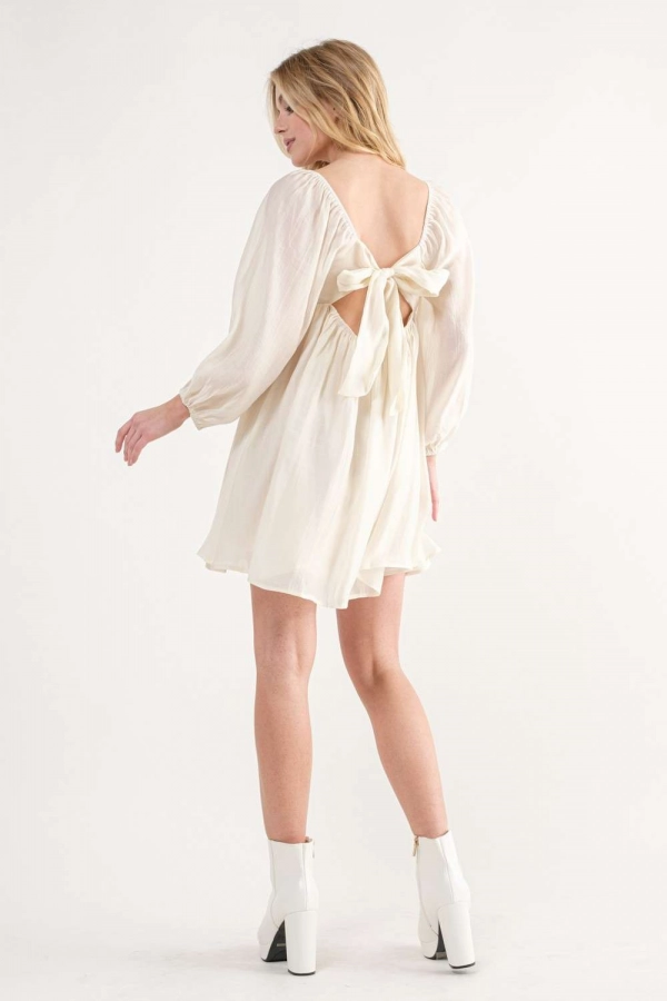 wholesale clothing ivory mini dress In The Beginning