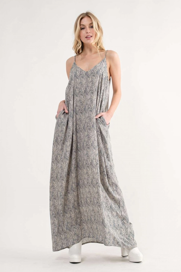 wholesale clothing navy maxi dress In The Beginning