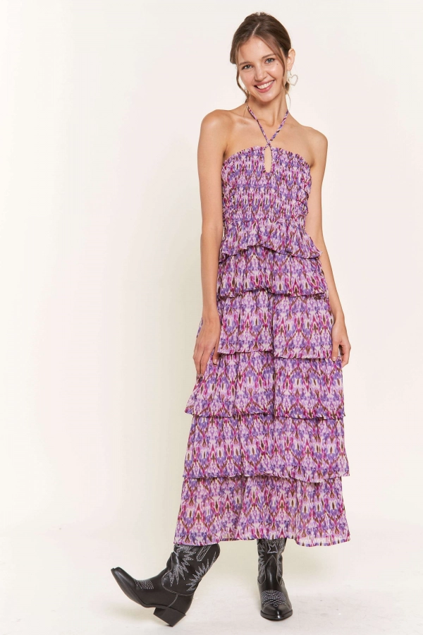 wholesale clothing purple maxi dress In The Beginning