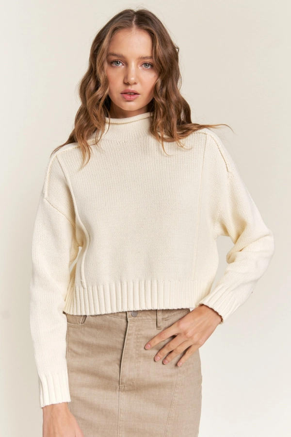 wholesale clothing ivory sleeveless sweater In The Beginning