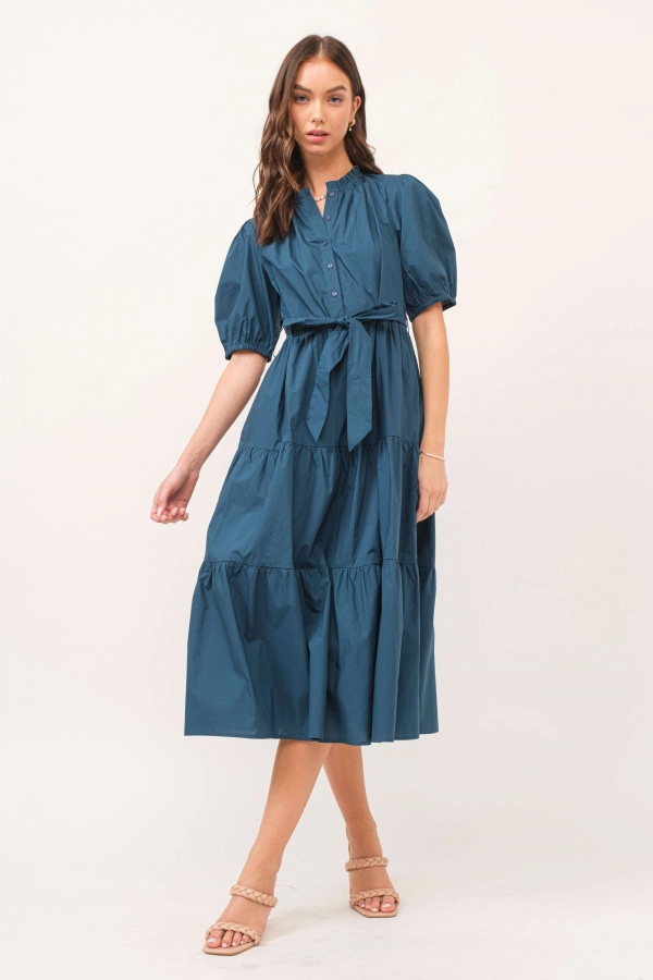 wholesale clothing navy maxi dress In The Beginning