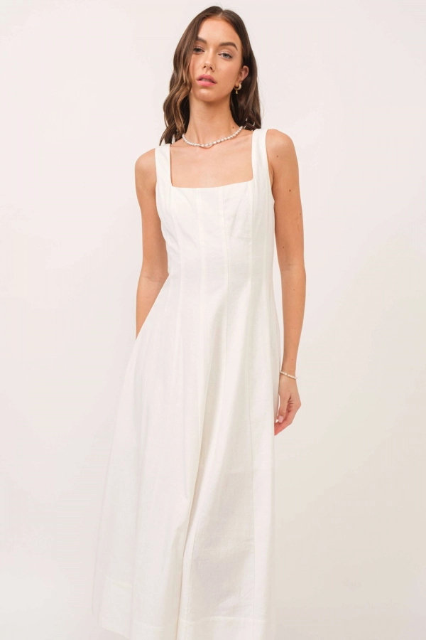 wholesale clothing white maxi dress In The Beginning