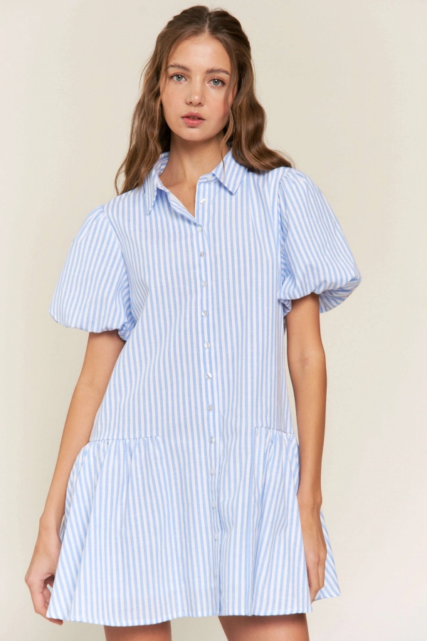 wholesale clothing stripe mini dress In The Beginning