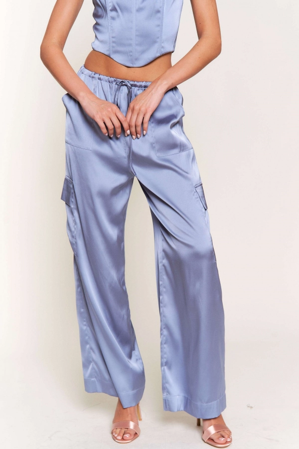 wholesale clothing dust blue pants In The Beginning
