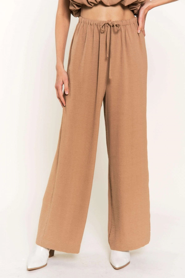 wholesale clothing light brown pants  with pocket In The Beginning
